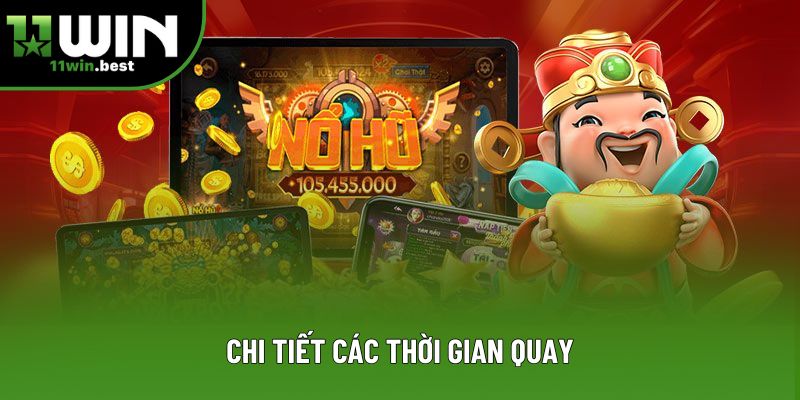 Chi tiết các thời gian quay