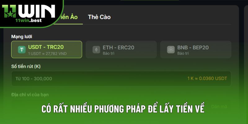 Có rất nhiều phương pháp để lấy tiền về Có rất nhiều phương pháp để lấy tiền về
