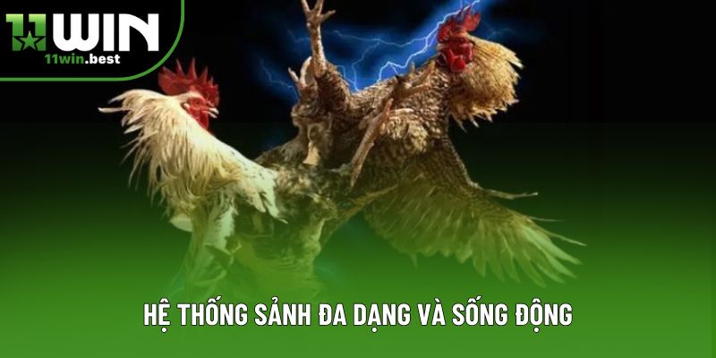 Hệ thống sảnh đa dạng và sống động