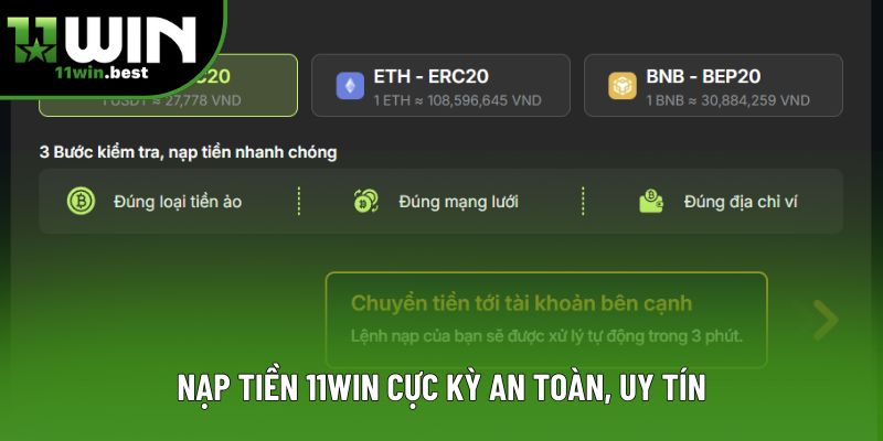 Nạp tiền 11win cực kỳ an toàn, uy tín Nạp tiền 11win cực kỳ an toàn, uy tín
